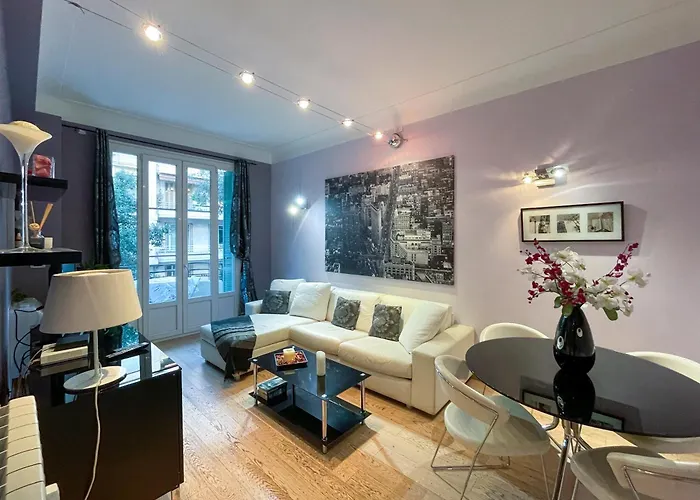 Comte De Nice Luxury 4 Pers Parking Wifi Ac